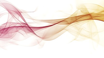 Abstract swirling waves of red and gold hues