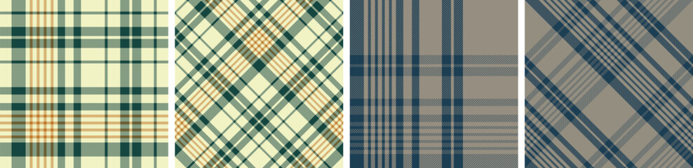 Plaid pattern seamless tartan check plaid for skirt, tablecloth, blanket, duvet cover, or other modern fashion print.