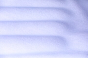 Obraz premium 積もった雪のデザイン的な雪面模様