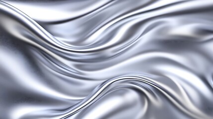 Silver Draped Fabric Abstract Texture Background
