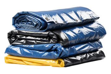 Snow removal tarps keep areas clean