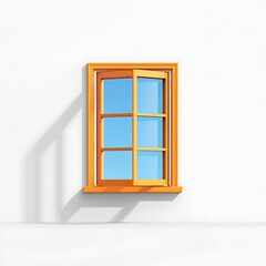 Obraz premium 3D Smart Window Logo Render