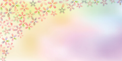 和柄　桜　春　背景