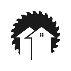 saw blade vector design,carpentry tool logo design,vintage,badge,editable design
