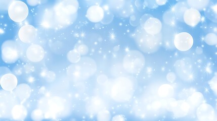 Obraz premium Abstract Blue Background With Sparkling Lights And Bokeh