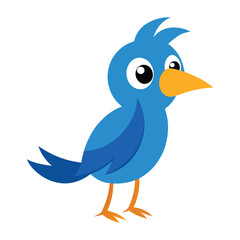 Cartoon Bird Fun and Playful Vector Art for Creative Designs