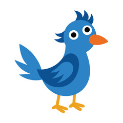 Cartoon Bird Fun and Playful Vector Art for Creative Designs
