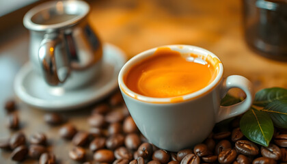 coffee, drink, close-up, drink, heat, temperature, caffeine, freshness, backgrounds, coffee cup, table, wood, material