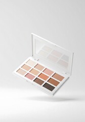 Floating Eyeshadow Palette: Minimalist Makeup Product Mockup