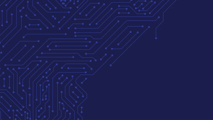 Circuit Board Electronic Networking Technology Abstract Lines Communication Background. Computer Circuit Board Seamless Pattern. Central Computer Processors CPU Concept. Motherboard Digital Chip.
