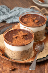 Tiramisu Chia Pudding