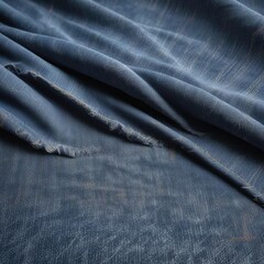 Rough hewn woven fabric texture denim surface with visible threads and weave, denim weave, woven denim , denim