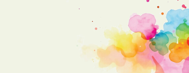 Colorful holi watercolor ink splashes create an gulal, grunge, splatter, liuqid, Herbal, Natural, Organic, abstract, artistic, multi, different, colour, background vector illustration sale, offer,