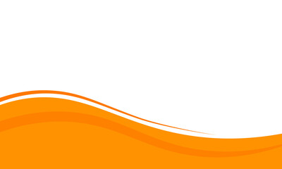orange and white business wave banner background. overlapping vector waves background.