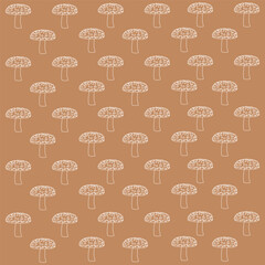 mushroom background with brown color