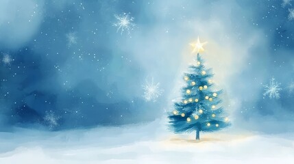 Vibrant and creative Christmas background featuring an abstract tree design.