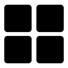 grid layout Solid icon
