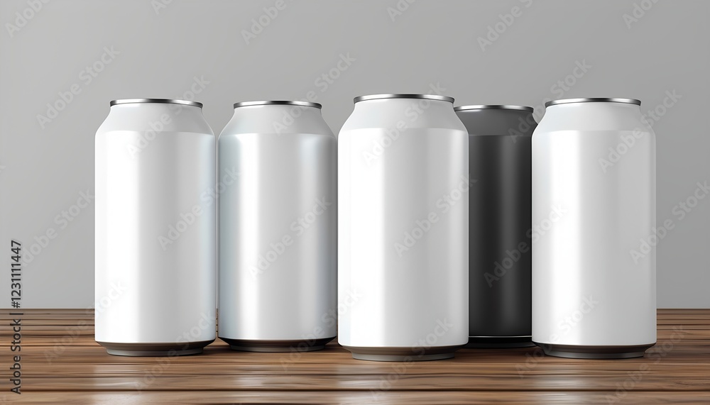 Poster refreshing beverage display wooden table product photography minimalistic setting close-up view mode