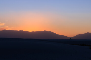 White Sands National Park at Sunset