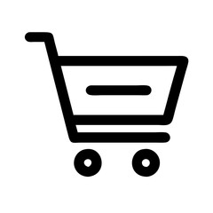 Shopping Cart Vector Icon – E-Commerce & Online Retail Symbol