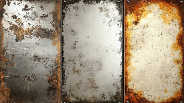 Vintage mirror showcasing unique aged texture.