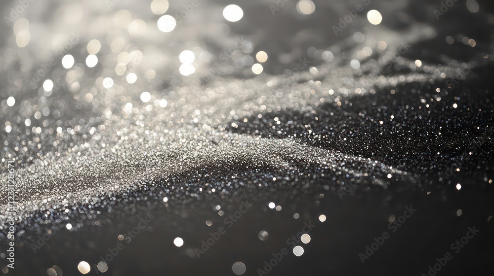 Poster a textured surface with sparkling stars resembling a cosmic field.