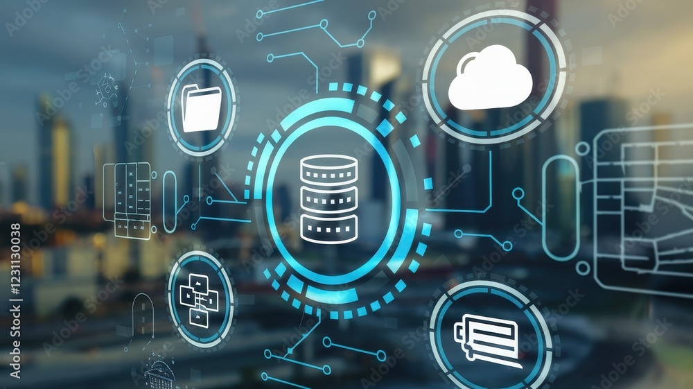 Poster data storage and cloud computing: modern digital infrastructure