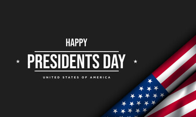 Obraz premium Presidents Day template design concept. Banner Design for Presidents Day Celebration.