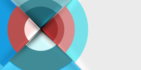 Target circle geometric abstract shapes. Vector Illustration For Wallpaper, Banner, Background, Card, Book Illustration, landing page