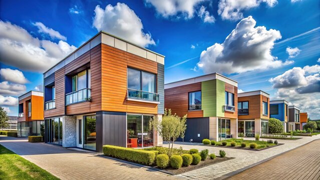 Modern Prefab Homes, Zeewolde, Netherlands - August 2015 Architectural Photography