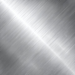 Background of Metal Diamond Plate in Silver Color
