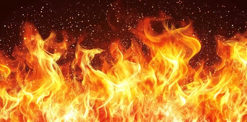 Comic-style illustration showcasing dynamic fire and smoke interplay. 