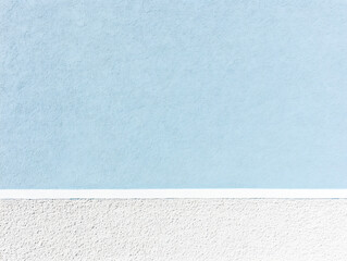 Sport field court background. Light blue and granulated ground surface with white lines. Top view. 