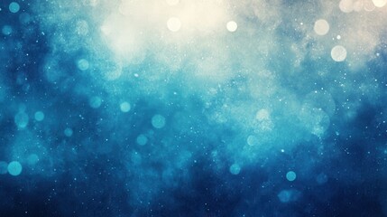 Abstract blue bokeh background, light flares and sparkles. Ideal for website design, adding dreamy, magical effects to projects.