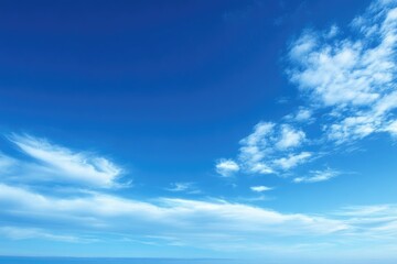 A clear blue sky without clouds, offering a serene and minimalist backdrop for nature-themed designs, digital art, or social media posts. Perfect for conveying calmness and simplicity.