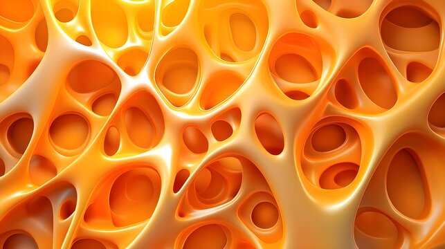 abstract orange 3d liquid texture background - abstract backgrounds