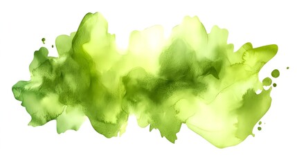 abstract green watercolor wash texture - abstract art