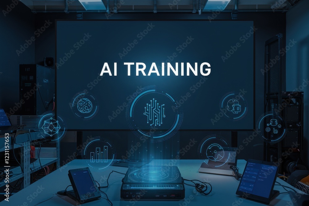 Aufkleber advanced ai training program: immersive technological learning experience