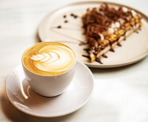 Tiramisu with coffee