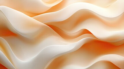 Obraz premium Beige-to-orange gradient background with smooth, blurred transitions. -