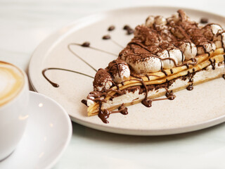 Tiramisu with coffee