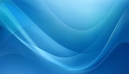 青の波動　滑らかに広がるグラデーションの世界