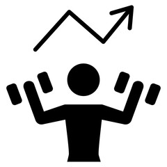 Workout Glyph Icon