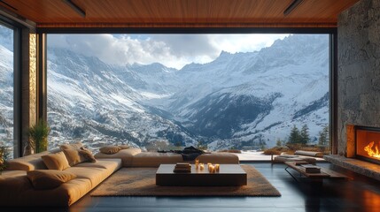 Breathtaking Mountain View from Cozy Chalet
