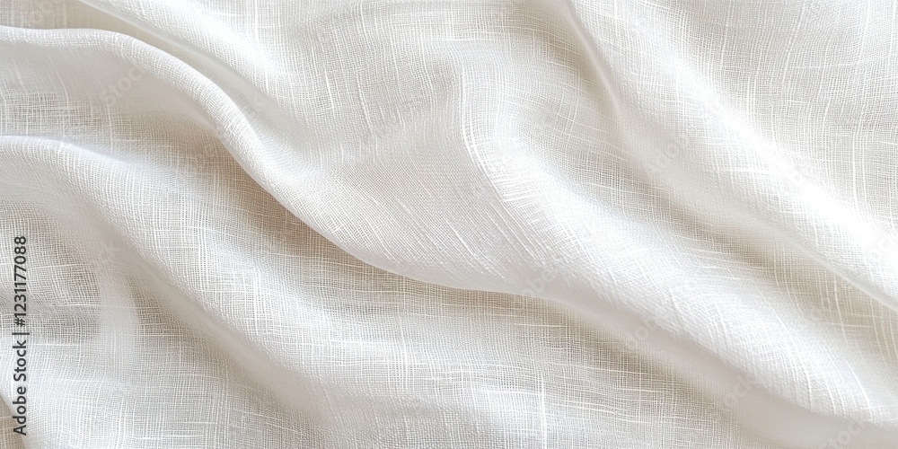 Poster elegant white fabric drapery studio setting textile luxurious environment close-up view concept of s