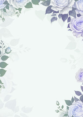background with flowers