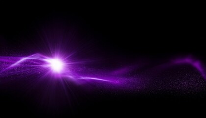 Obraz premium purple overlay light on black background, Overlay Texture with flare effect, Special lens flash with sparkle