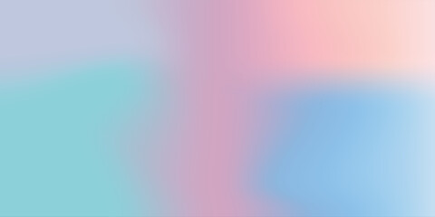 Abstract blurred background image of blue, purple, pink colors gradient used as an illustration. Designing posters or advertisements.
