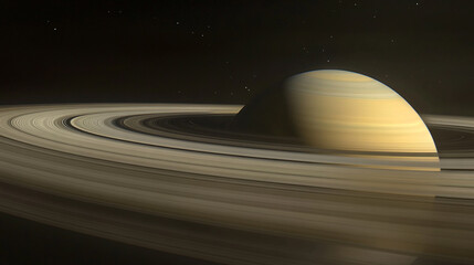 Saturn’s elegance shines in this space portrait, with its rings and atmospheric details beautifully rendered. Great for science or art use
