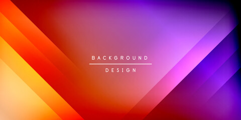 Dynamic shadow lines geometric shapes